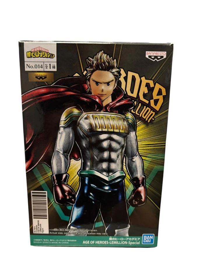 Figurine My Hero Academia Age Of Heroes Lemillion Spécial Banpresto Bandai neuf