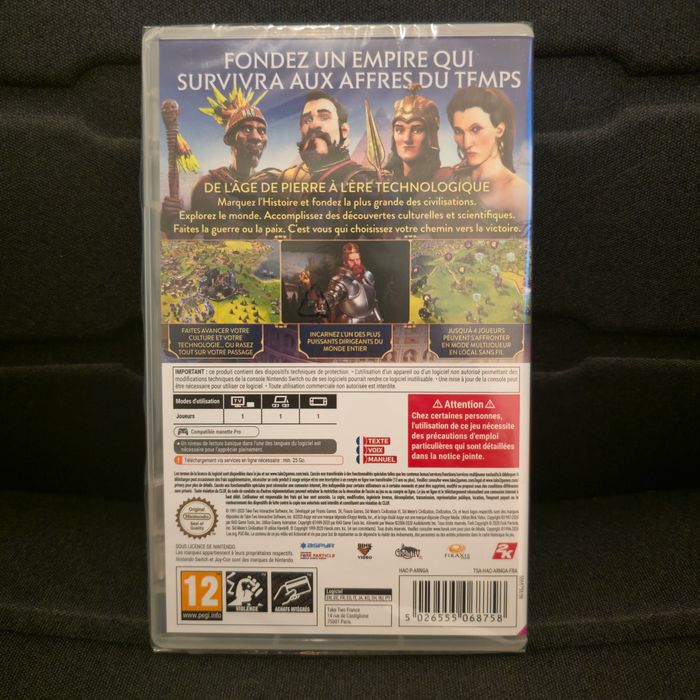 Sid Meier's Civilization VI Neuf Sous Scellé Nintendo Switch (Jeu à Télécharger) - photo numéro 2