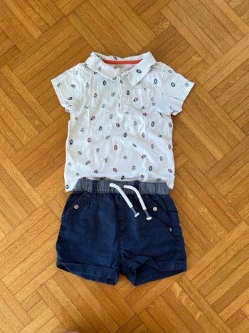 Ensemble polo short 18mois