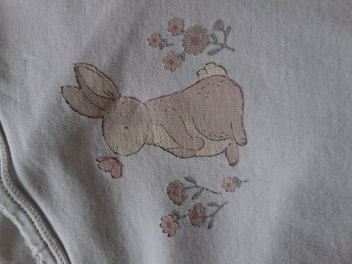 Ensemble 3 pièces pour bébé fille à motif lapins de marque C&A Baby - photo numéro 5