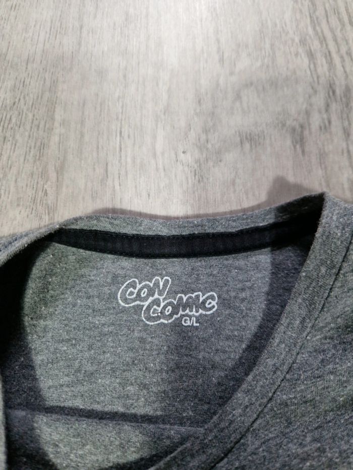 T shirt Imprimé Bakugo My Hero Academia Con Comic Gris Taille L Homme - photo numéro 3