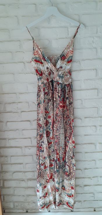 Robe longue été fleuri bohème 40/42  - AUDOKAT