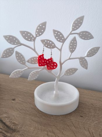 Boucles d'oreilles impression 3D 