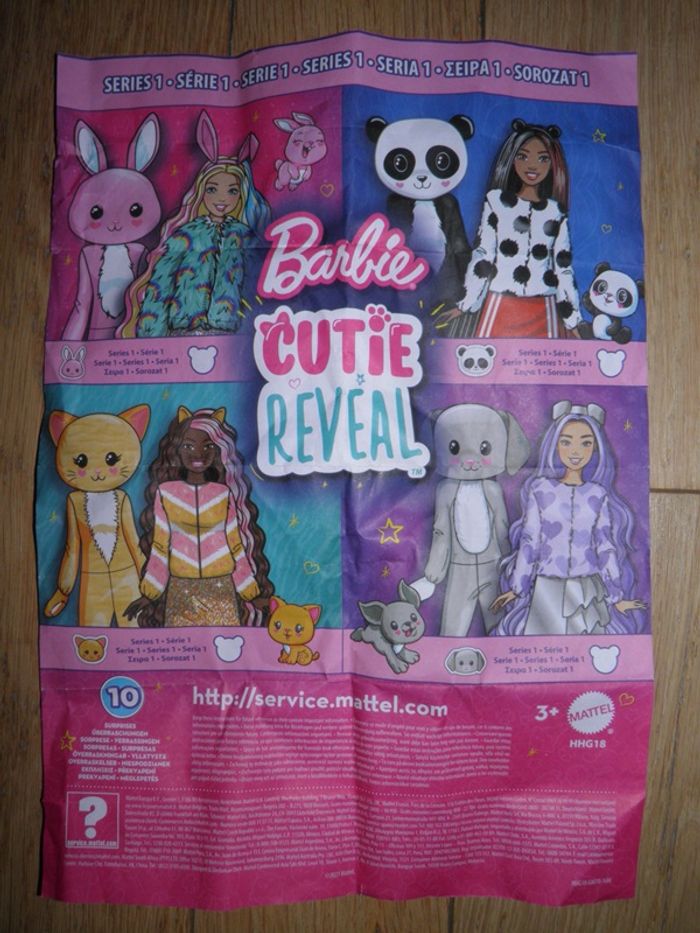 Barbie Cutie Reveal Panda (Mattel) + boîte Collector - photo numéro 6