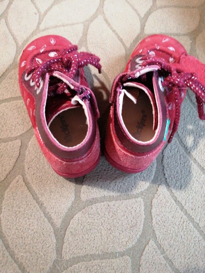 Bottines kickers feuilles - photo numéro 6