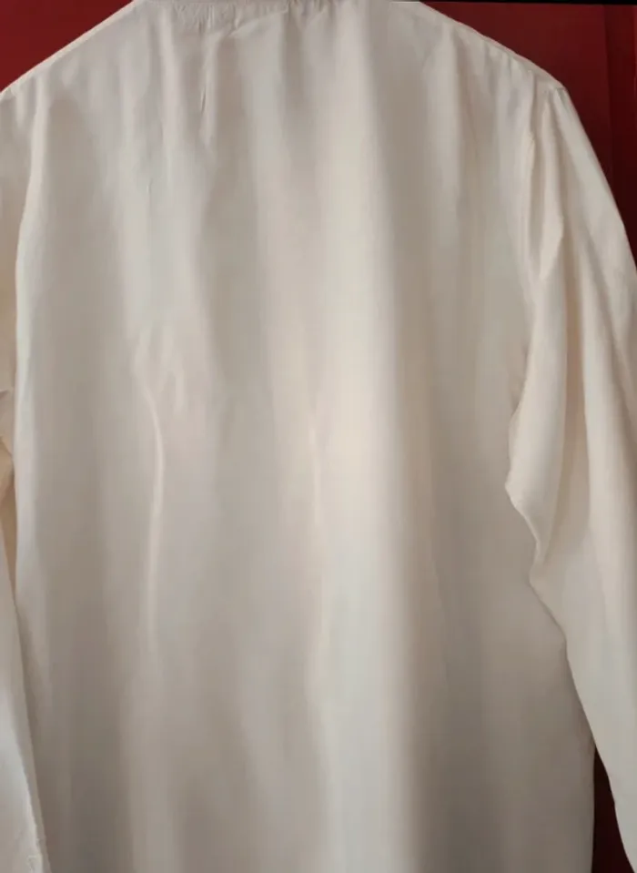 Blouse chemise vintage 100% viscose brodée - photo numéro 5