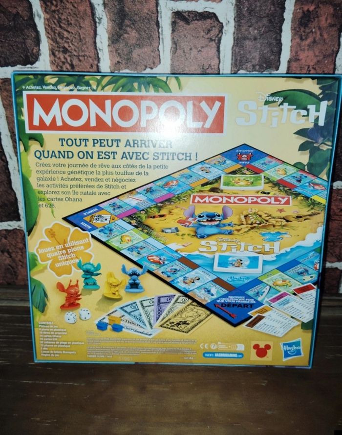 Monopoly Stitch Disney - photo numéro 2