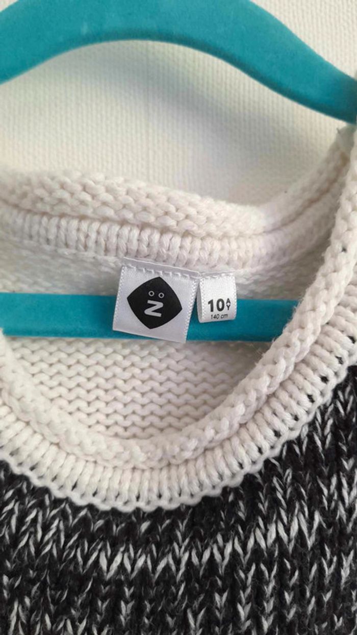 Pull long bicolore marque Z kids 10 ans - photo numéro 4