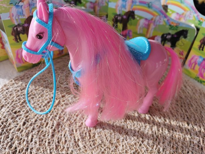 6 chevaux à coiffer avec peignes et pinces - photo numéro 6