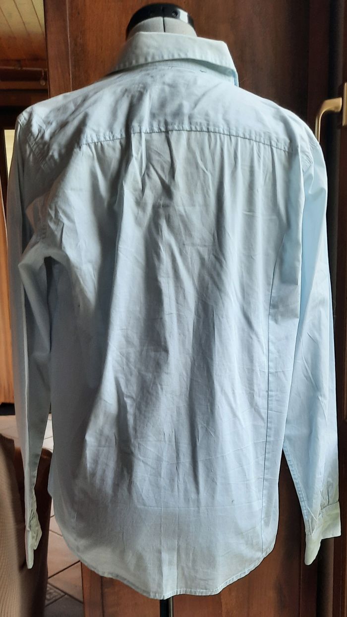 Chemise bleue très claire, Influx, taille 46 - photo numéro 5