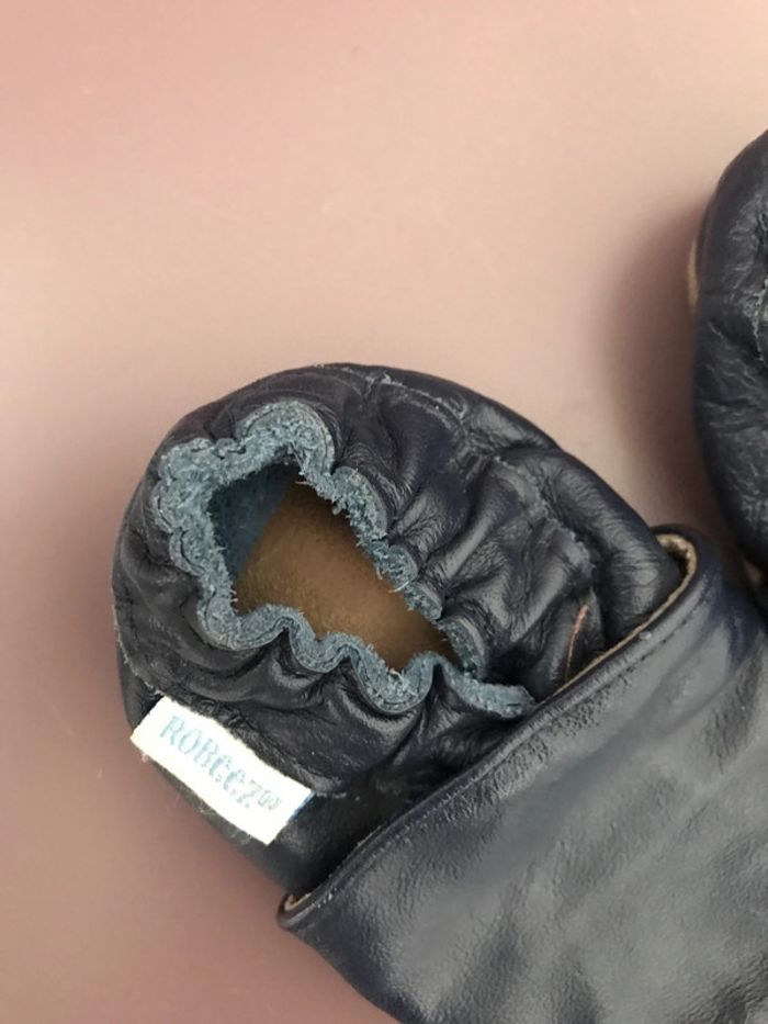 Chaussons bébé cuir Robeez 0-6 mois - photo numéro 2