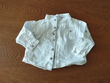 Chemise manches longues 9 mois