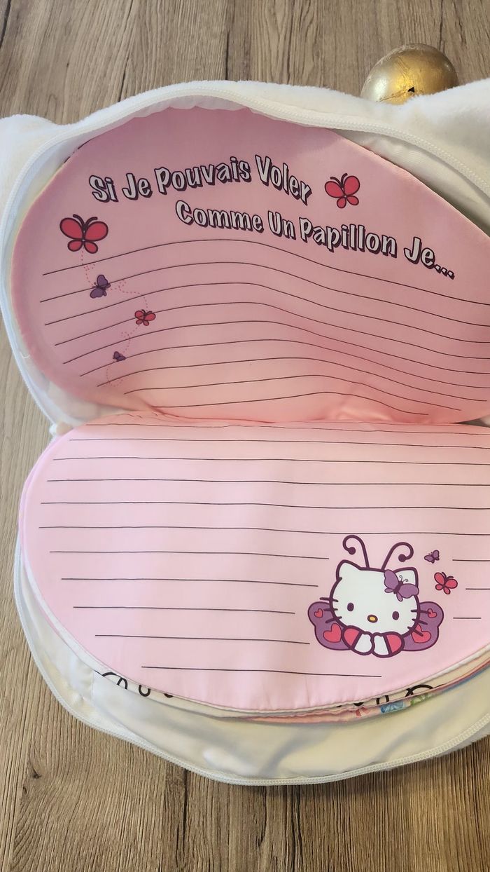 Coussin Hello Kitty Blanc - photo numéro 9