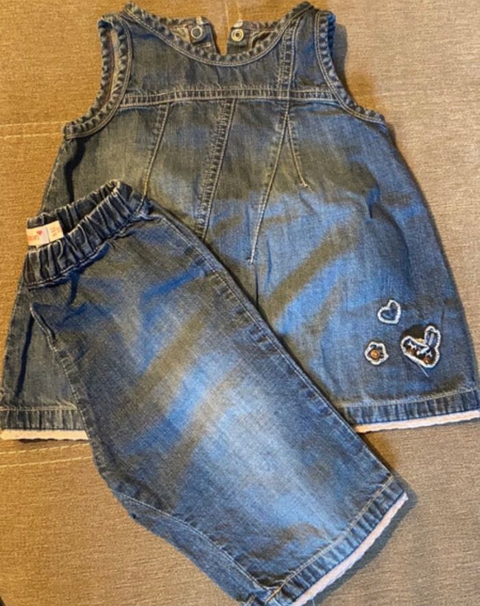 Ensemble en jean 9/12mois