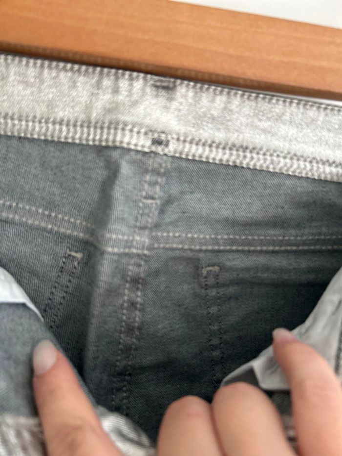 Pantalon gris argentée - photo numéro 9