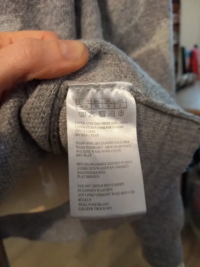 Pull gris femme T34/36 - photo numéro 8