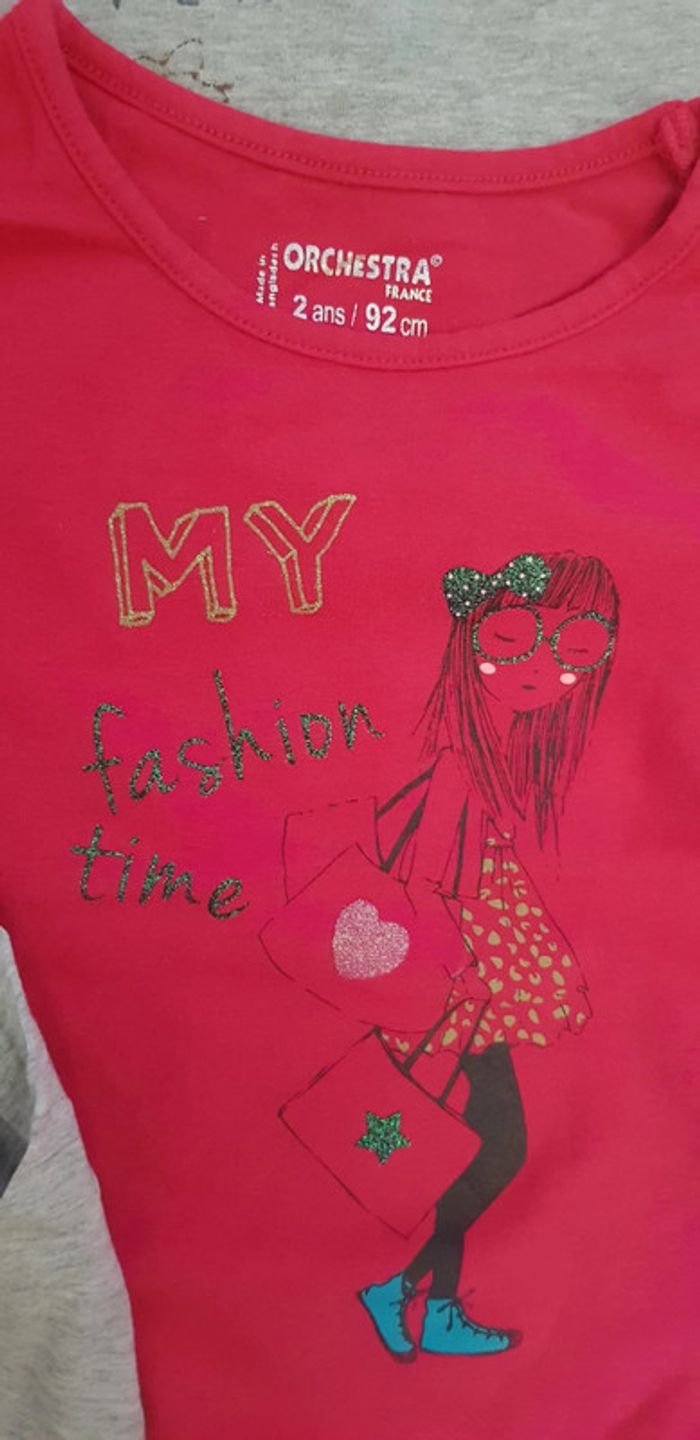 Lot quatre tshirts manches longues 2 ans - photo numéro 5