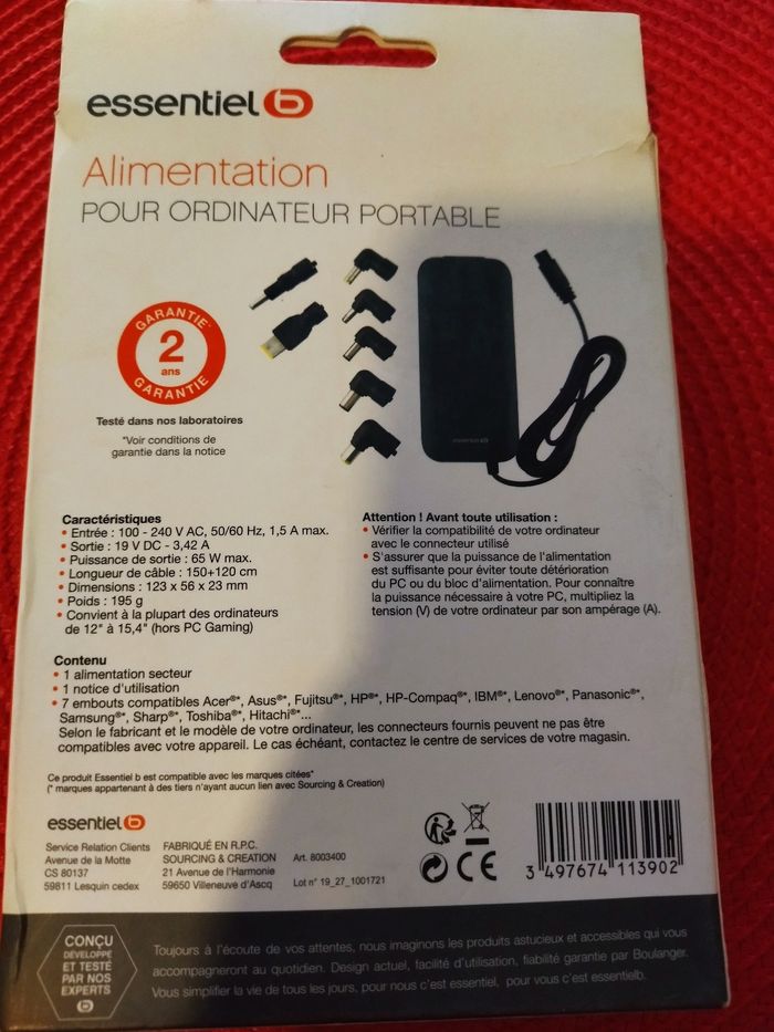 Alimentation pour ordinateur - photo numéro 2