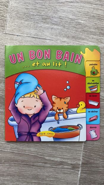 Livre un bon bain et au lit