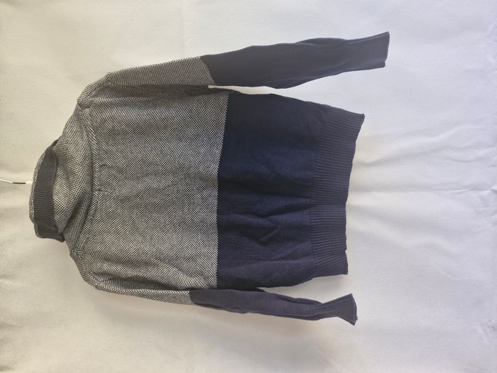 Pull 4 ans Vertbaudet Bleu marine gris - photo numéro 2