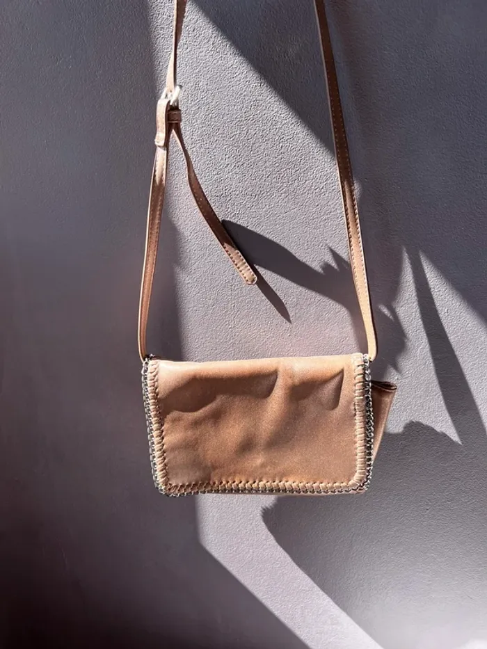Sac à main bandoulière rose pailleté - photo numéro 2