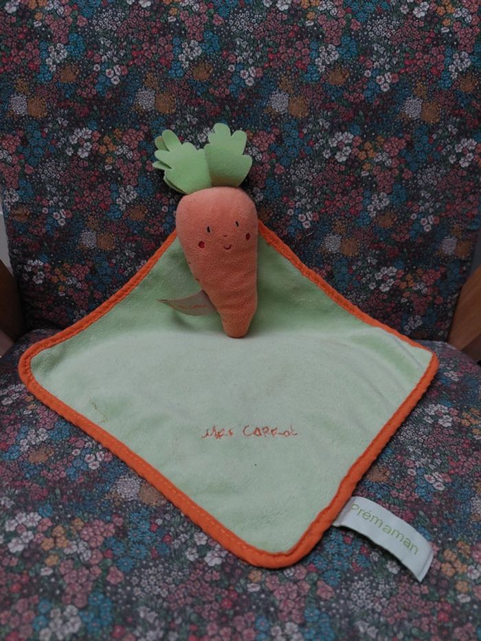 Doudou mouchoir Carotte Premaman - photo numéro 2