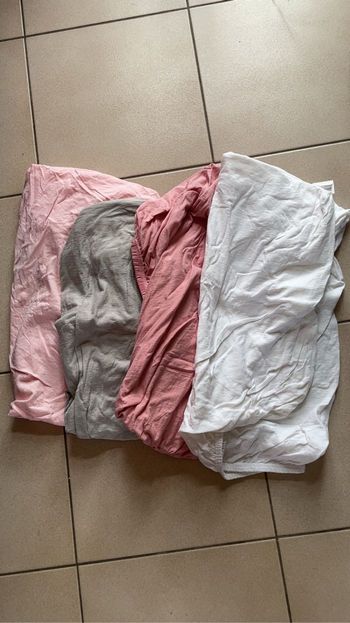 lot de 4 drap-housse, 60 × 120