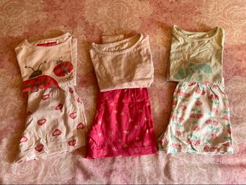 Lot de 3 pyjamas short été pour petite fille