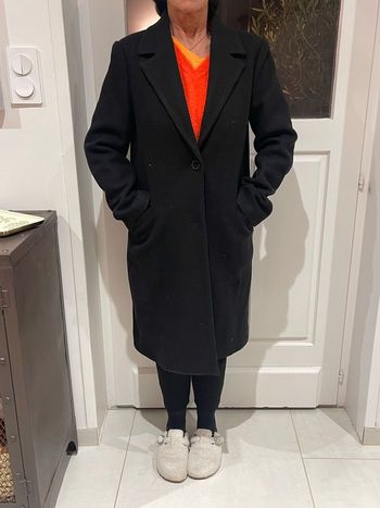 Manteau long ETAM noir T.36
