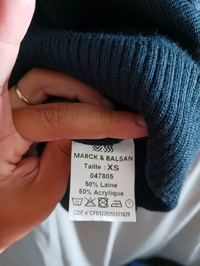 Pull en laine femme Marck & Balsan Taille XS34 - photo numéro 4