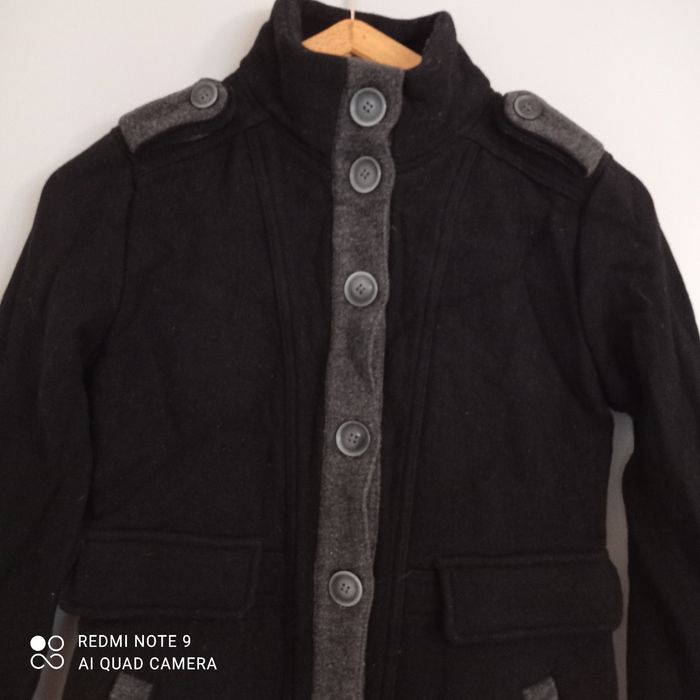 Manteau gris en laine t34/36 MNG - photo numéro 4