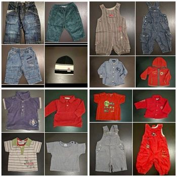 Lot vêtements Taille 6 mois de marque (16 pieces)