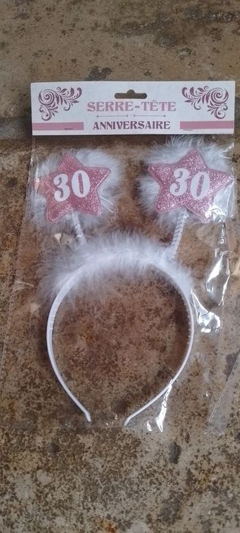 Serre tête anniversaire 30ans