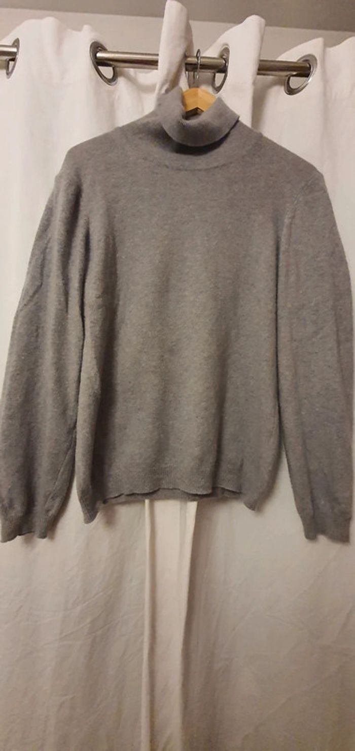 Pull col roulé laine d'agneau