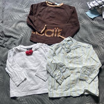 Lots 3 vêtements bébé garçon