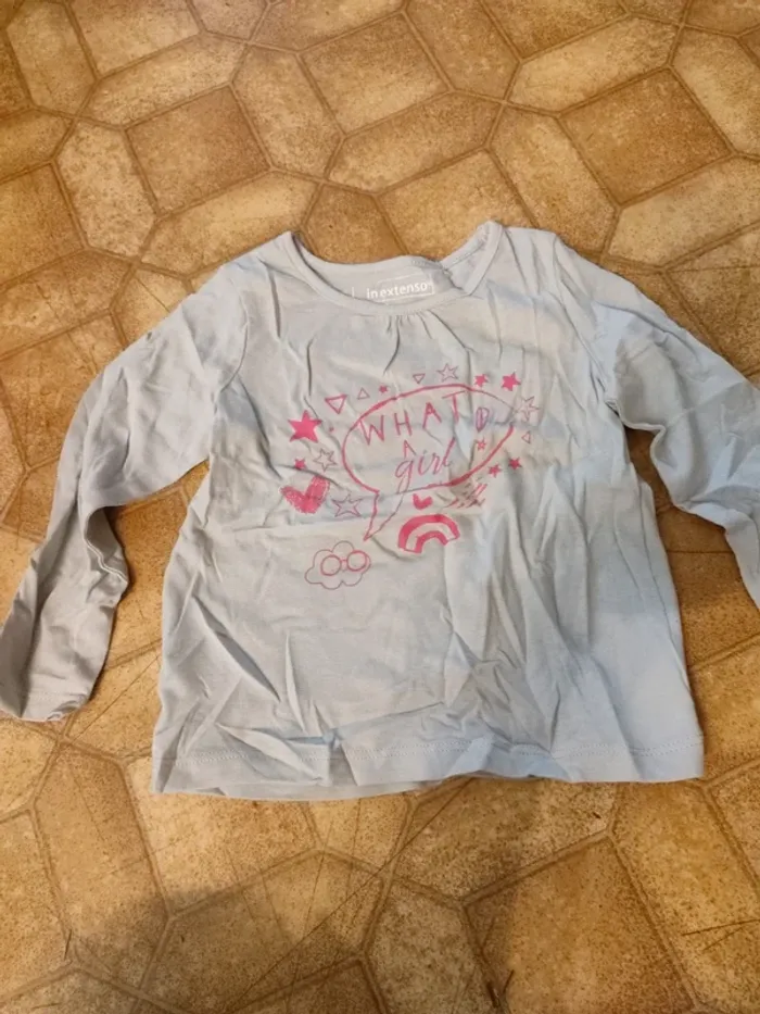 T-shirt in extenso 18 mois