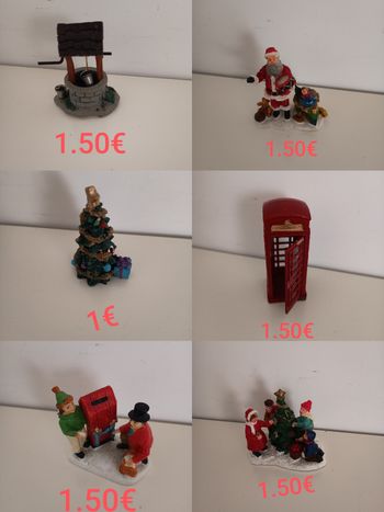 Accessoires village de Noël