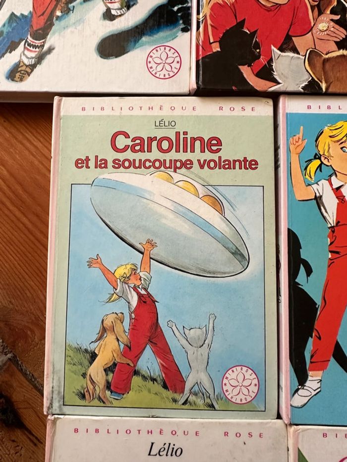 Lot de 7 livres Caroline romans histoires Bibliothèque rose anciens vintage Pierre Probst - photo numéro 5