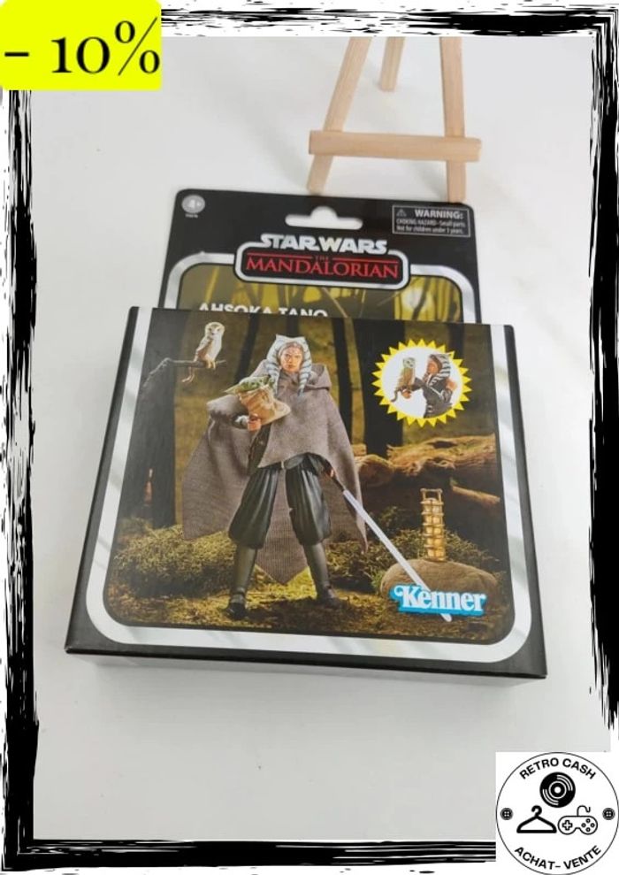 Star Wars The Mandalorian Vintage Collection figurine Ahsoka Tano & Grogu 10 cm - photo numéro 6
