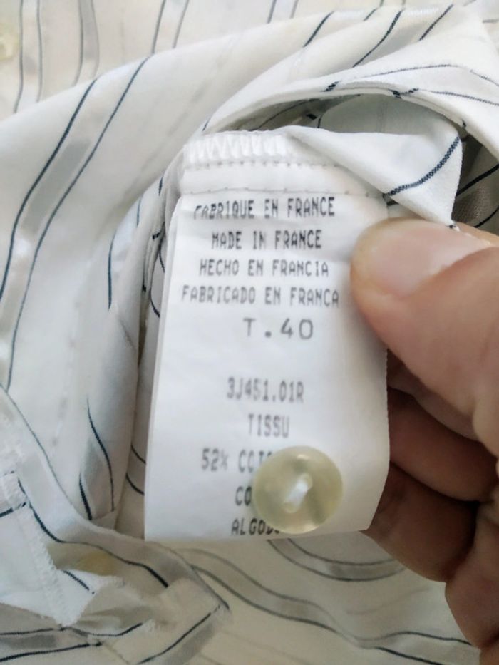 Joli chemisier Caroll taille 40 - photo numéro 4