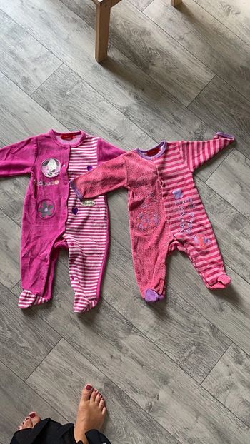 Lot de 2 pyjamas 3 mois fille