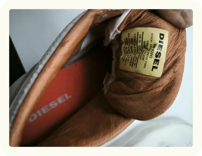 Baskets montantes homme Diesel Taille 43 - photo numéro 7