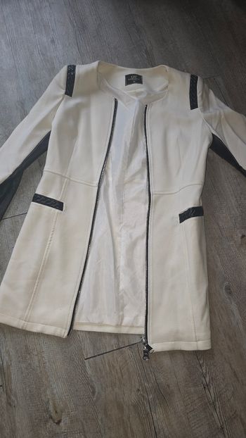 Manteau - Doudoune blanche et noire taille M