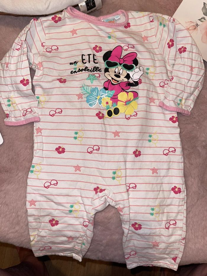 Pyjama sans pied léger 12m Minnie - photo numéro 2