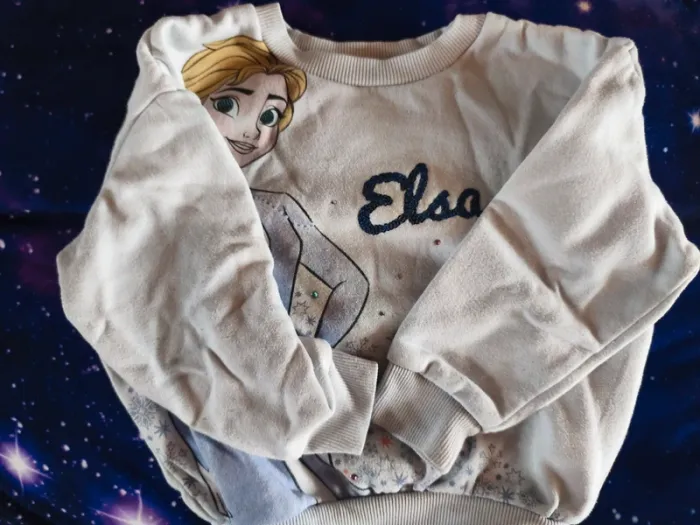 Pull Disney Elsa 3 ans - photo numéro 2