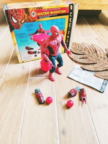 💫Grande figurine Spider-man the ultimate water shooter Avengers Marvel  année 2004 Toy biz