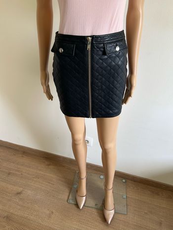 Jupe noire neuve en simili cuir Bik Bok taille XS (valeur 43€)