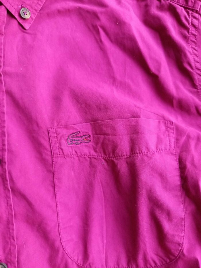 Chemise manches longues violet Lacoste L - photo numéro 3