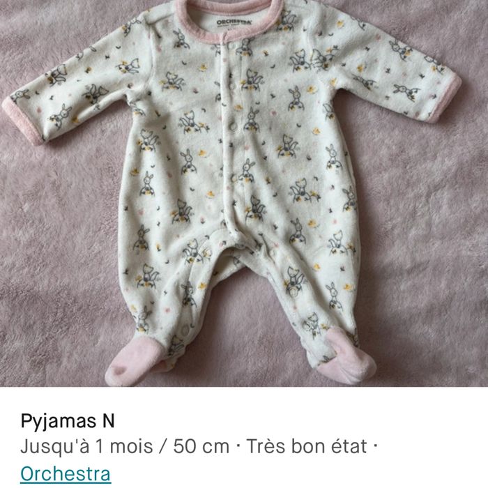 Pyjamas velours
