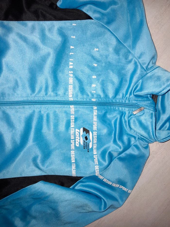Veste zippée lotto italian sport design - photo numéro 2